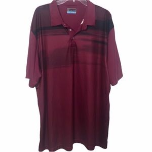 ‘PGA TOUR’ maroon men’s polo shirt size XXL